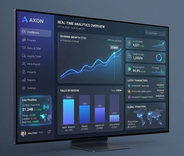 Axon ERP Argentina Dashboard